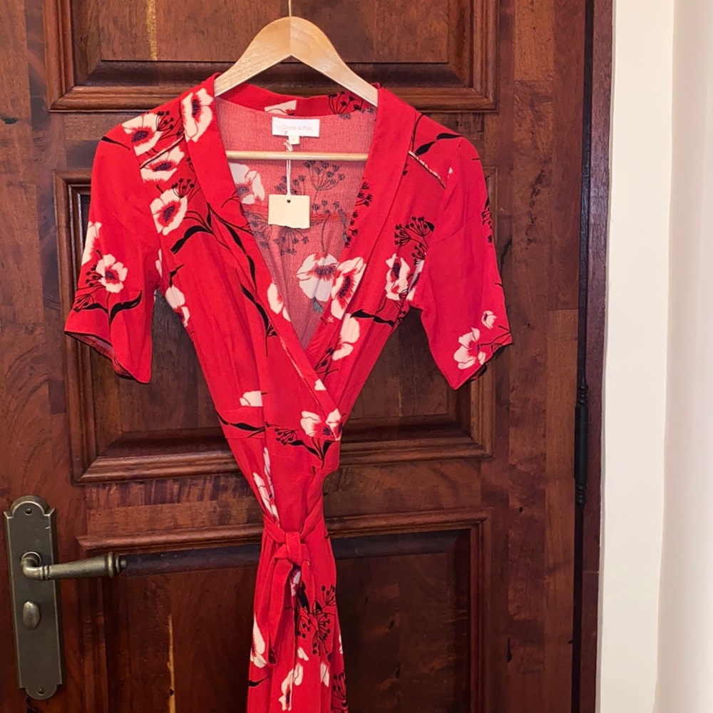 Grace and Mia Wrap Dress